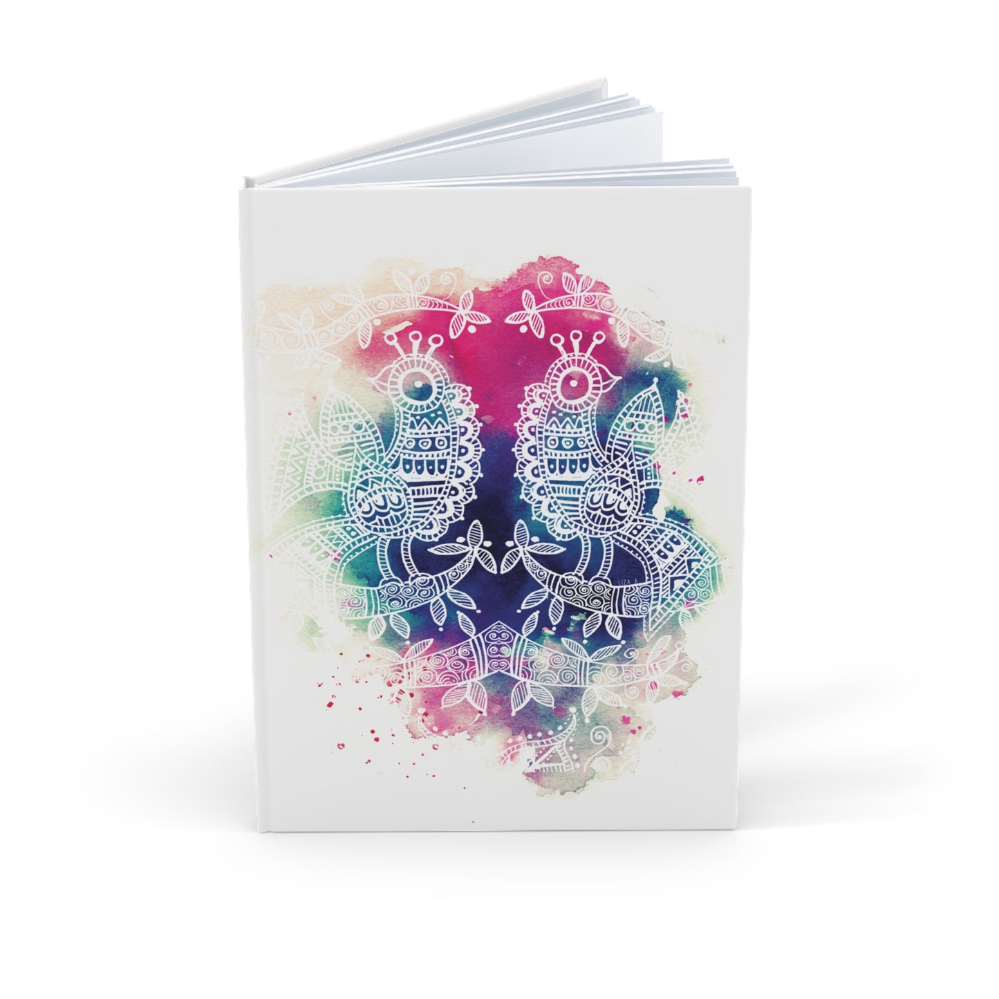 'Pavo' - Majestic Bird - Hardcover Journal - A5
