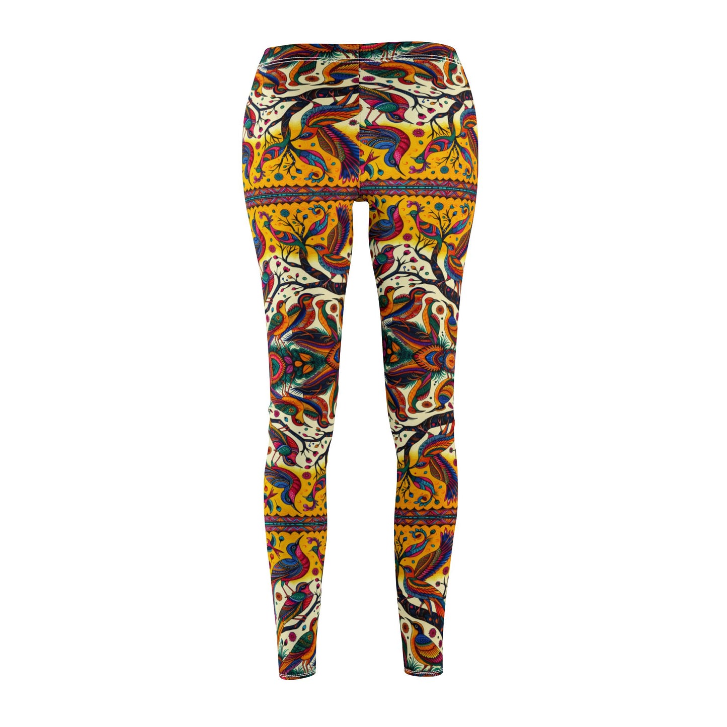 'Gathering Tree'- Co-creating |  Casual Leggings – Comfortable Mid-Rise Activewear for Yoga & Everyday Wear
