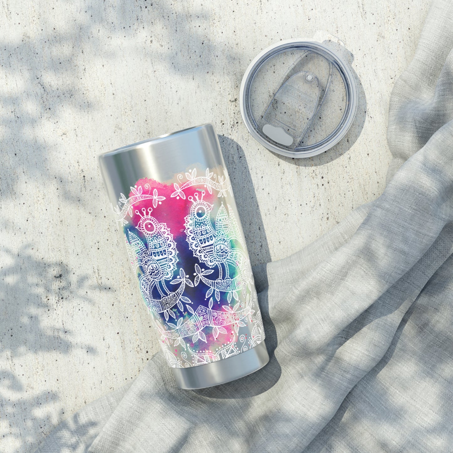 Vagabond 20oz Tumbler -  'Pavo' Majestic Birds