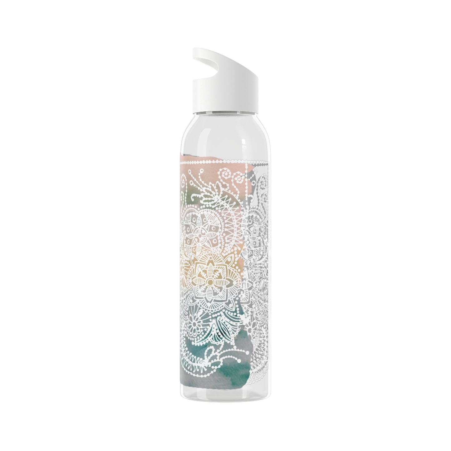 Pastel Mandala Fusion | Sky Water Bottle - Stylish Insulated Bottle