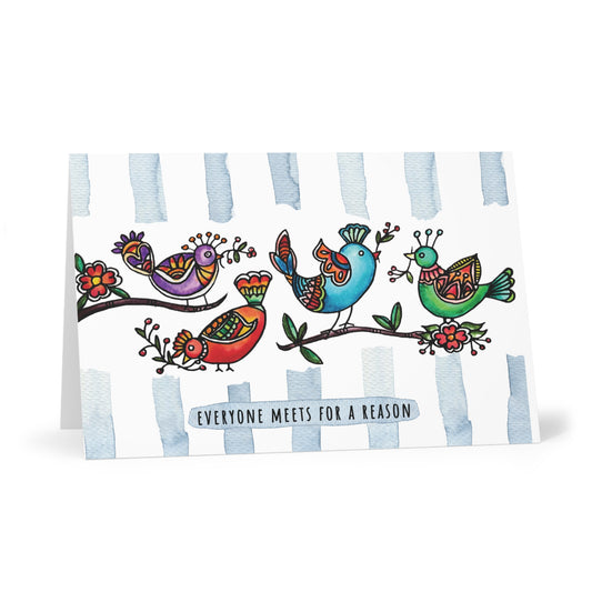 We meet for a reason | Greeting Cards Set of 7 for Every Occasion