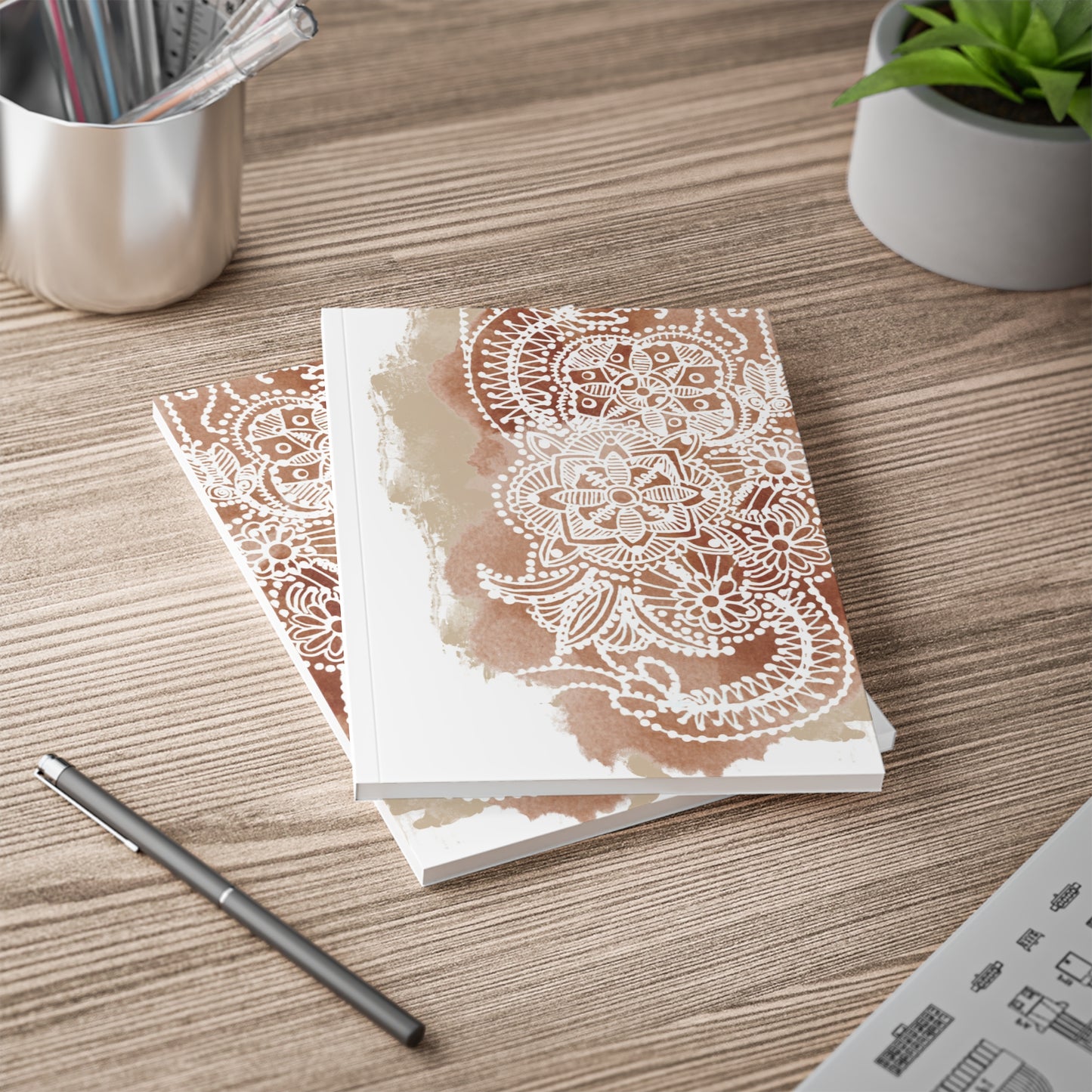 Flowermandala Natural | A5 Notebook SoftCover