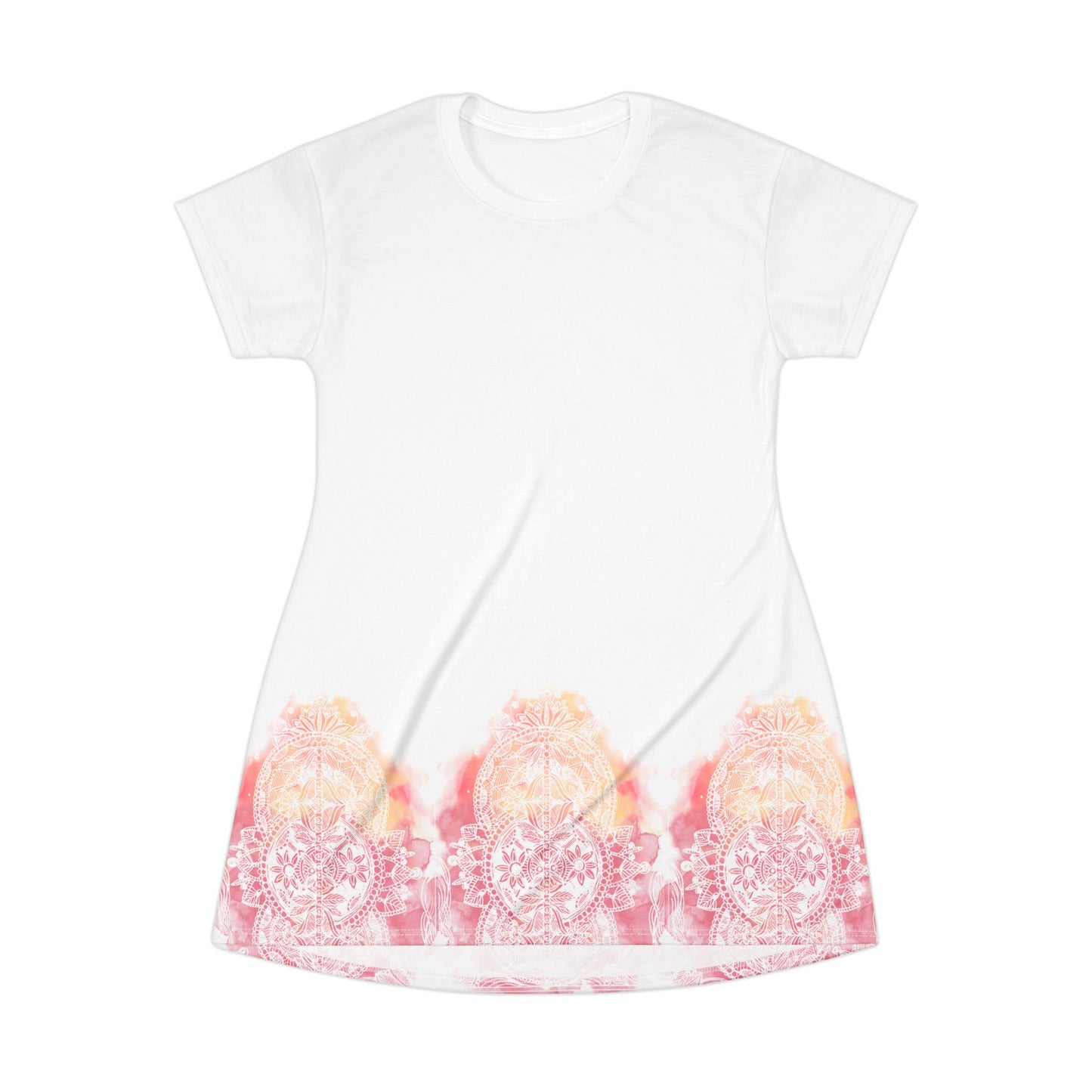 Sorbet Mandala -  T-Shirt Dress