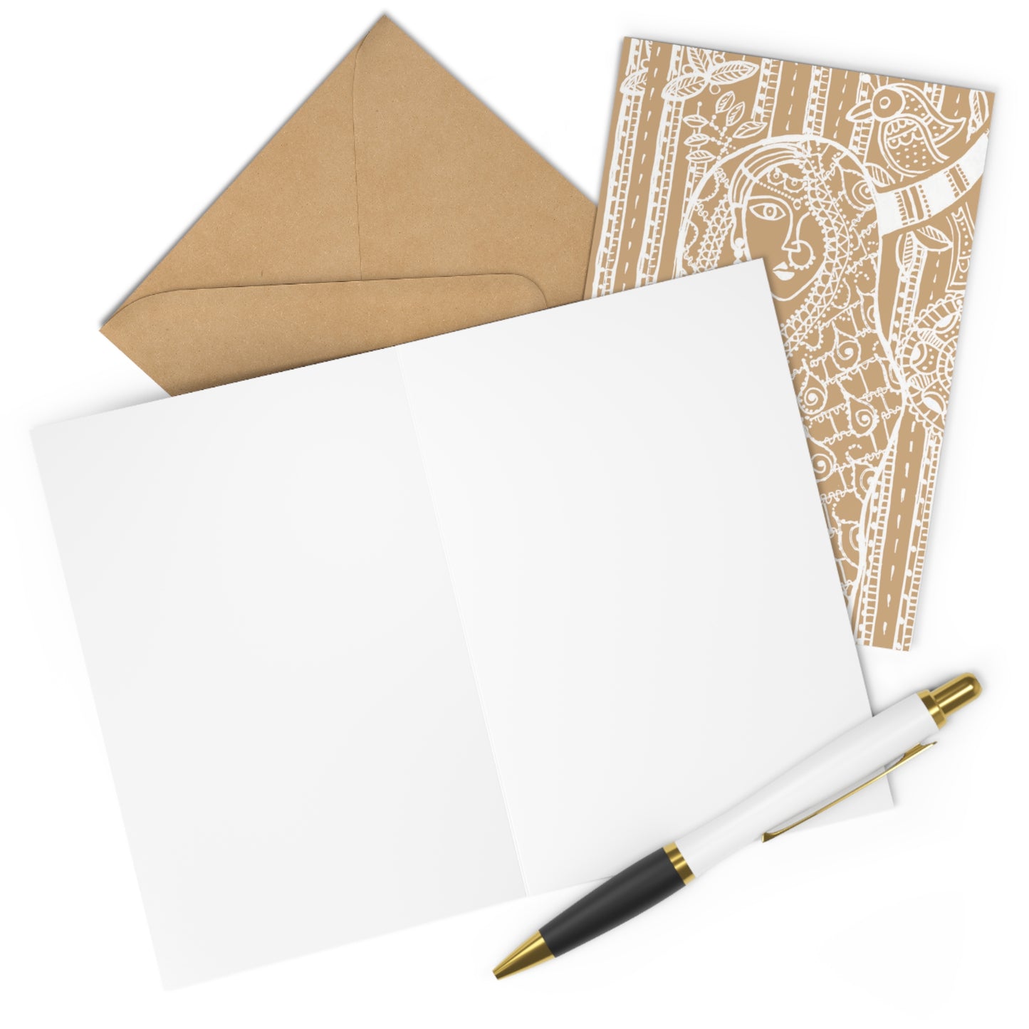 'Priyas Promise' Natural | Greeting Cards Set of 7 for Every Occasion