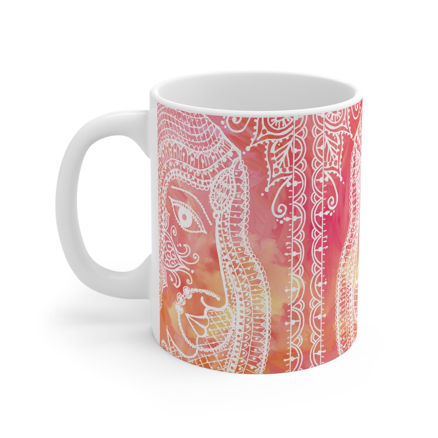 Colorful Artistic Ceramic Mug - 'Anayas Aura'