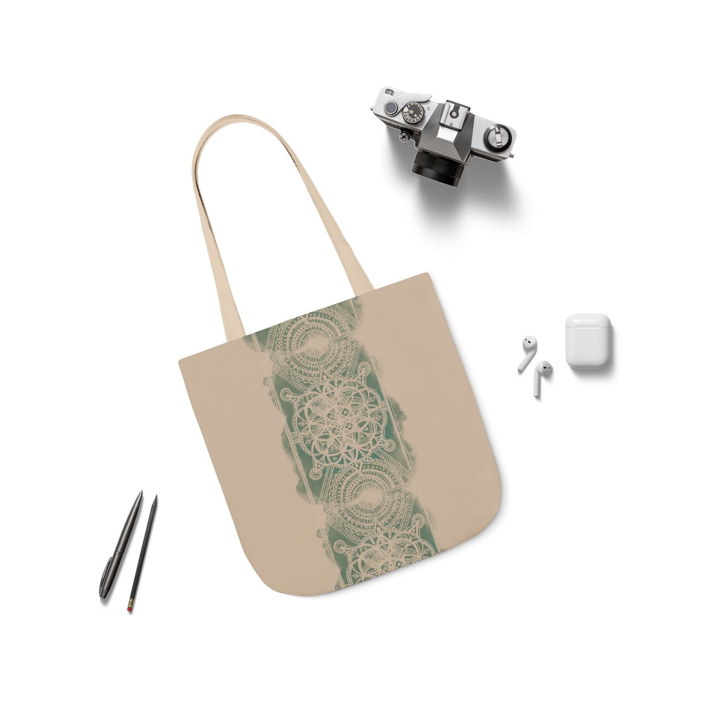 Mandala Fusion Natural | Canvas Tote Bag