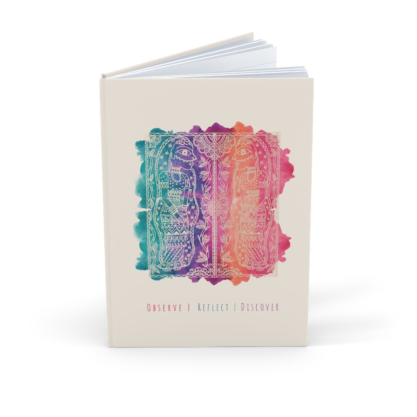 Observe | Reflect | Discover  - Hardcover Journal - A5