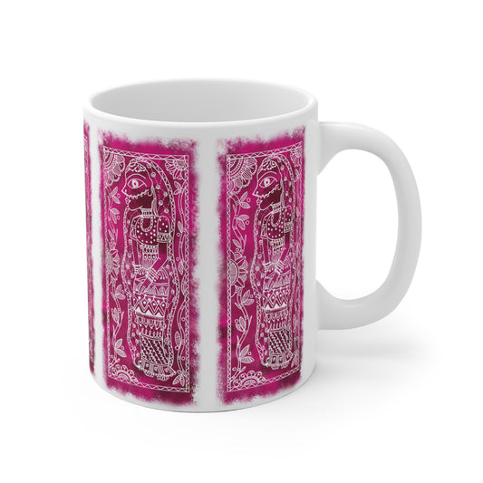Colorful Artistic Ceramic Mug | 'Ranis Vibe'