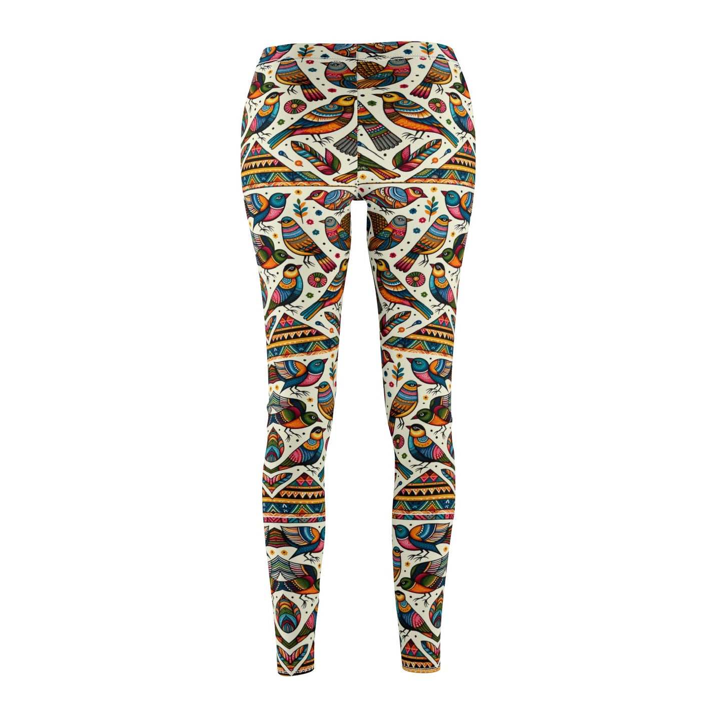 Majestic Birds - Co-creating |  Casual Leggings – Comfortable Mid-Rise Activewear for Yoga & Everyday Wear