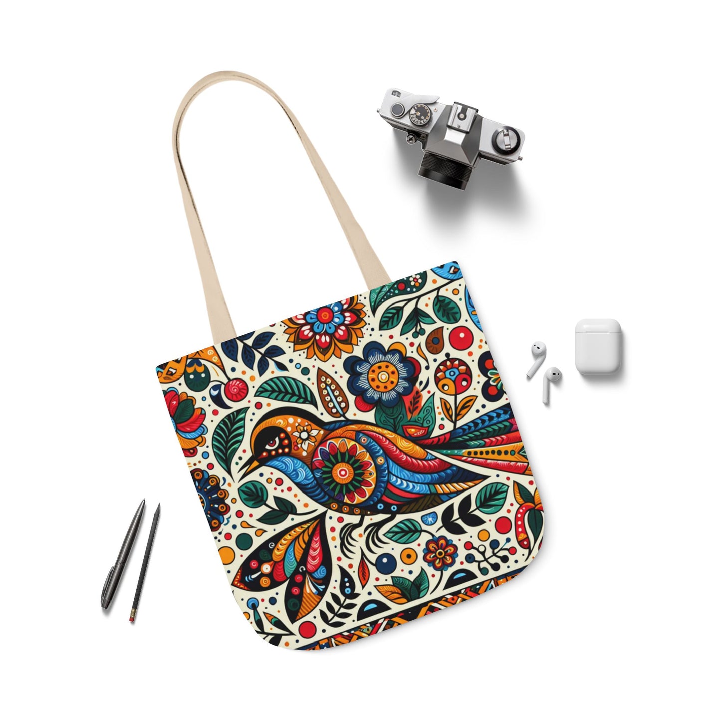 'Sacred Songbird' | Canvas Tote Bag