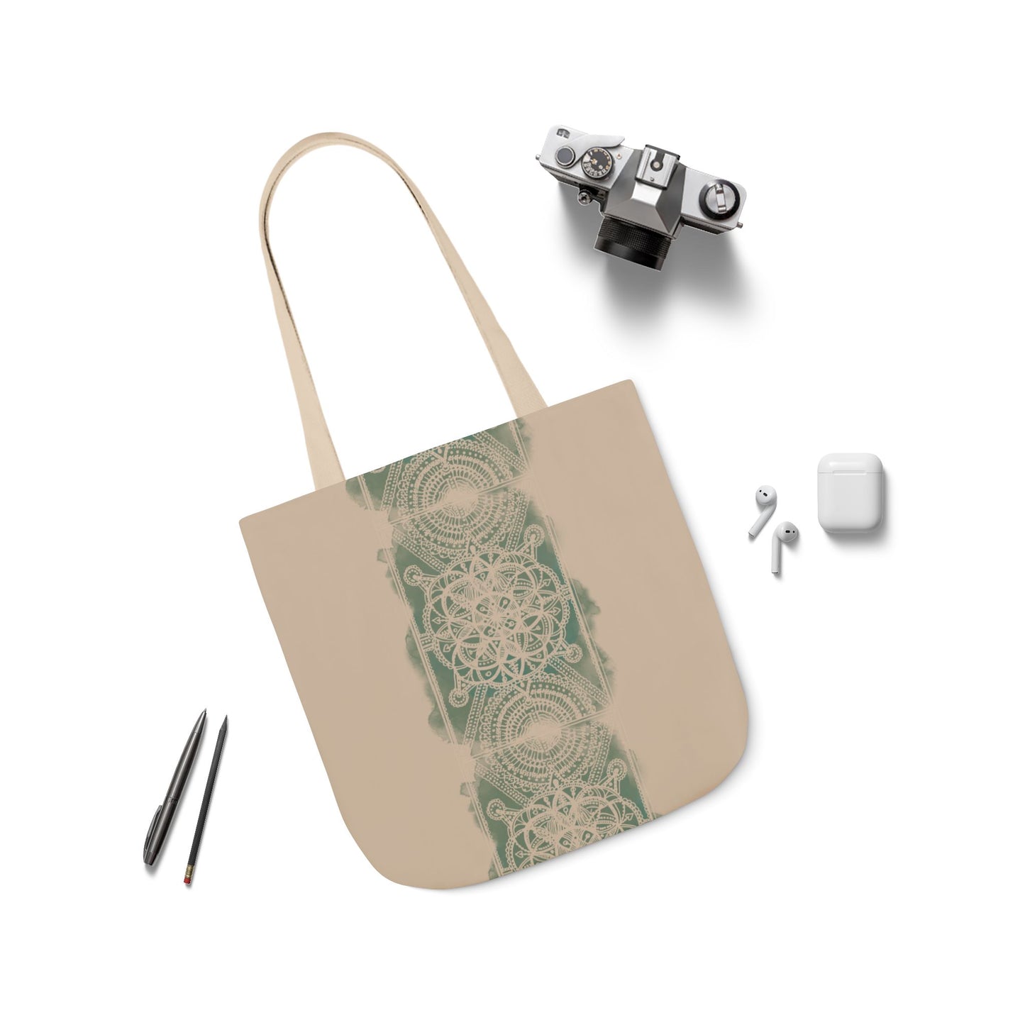 Mandala Fusion Natural | Canvas Tote Bag