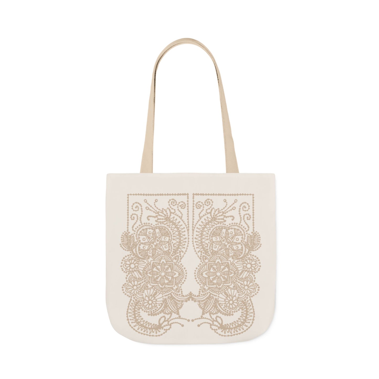 Lefkara Mandala Fusion | Canvas Tote Bag
