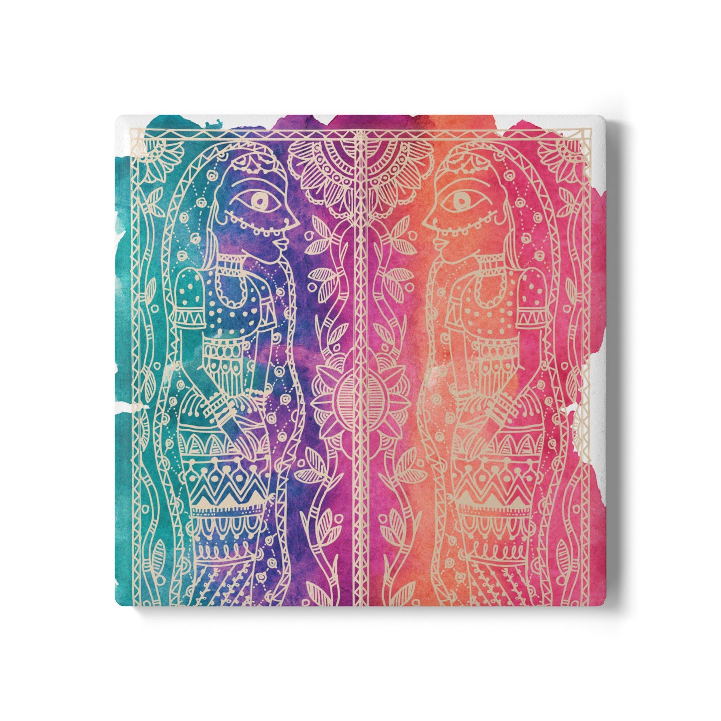 Observe | Reflect | Discover -Ceramic Coaster