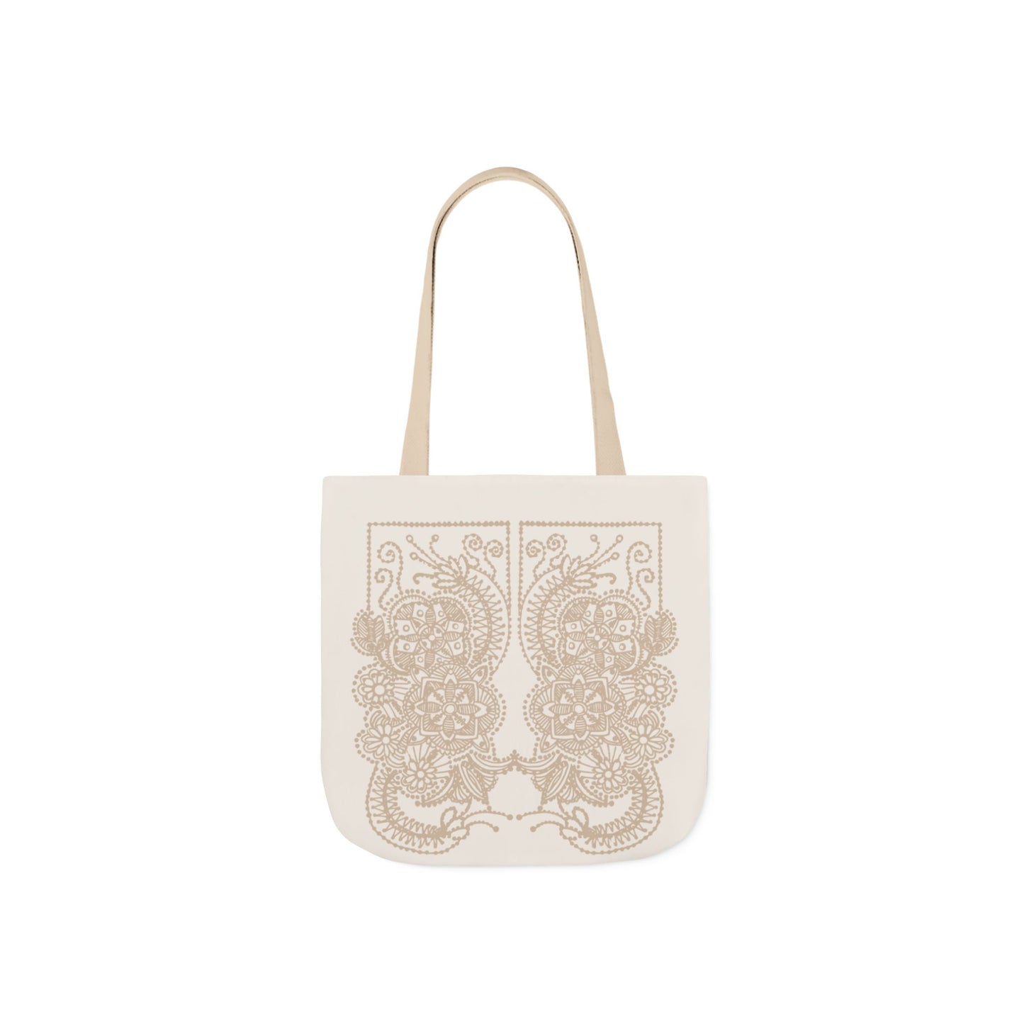 Lefkara Mandala Fusion | Canvas Tote Bag