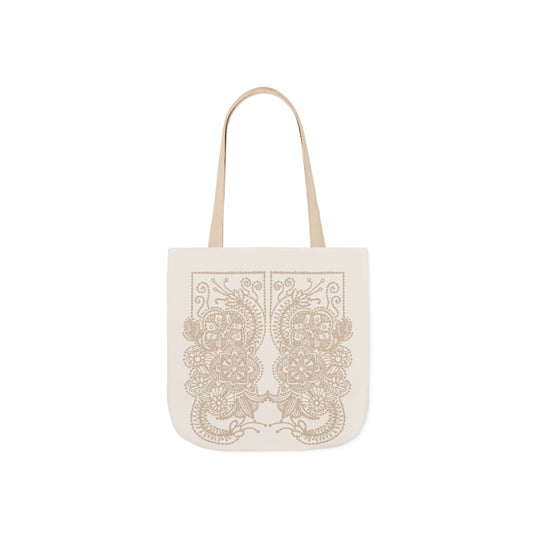 Lefkara Mandala Fusion | Canvas Tote Bag