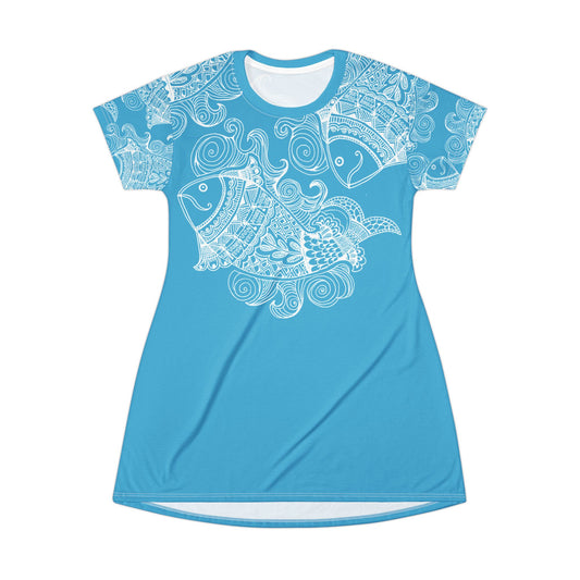 Swim with flow -  T-Shirt Dress