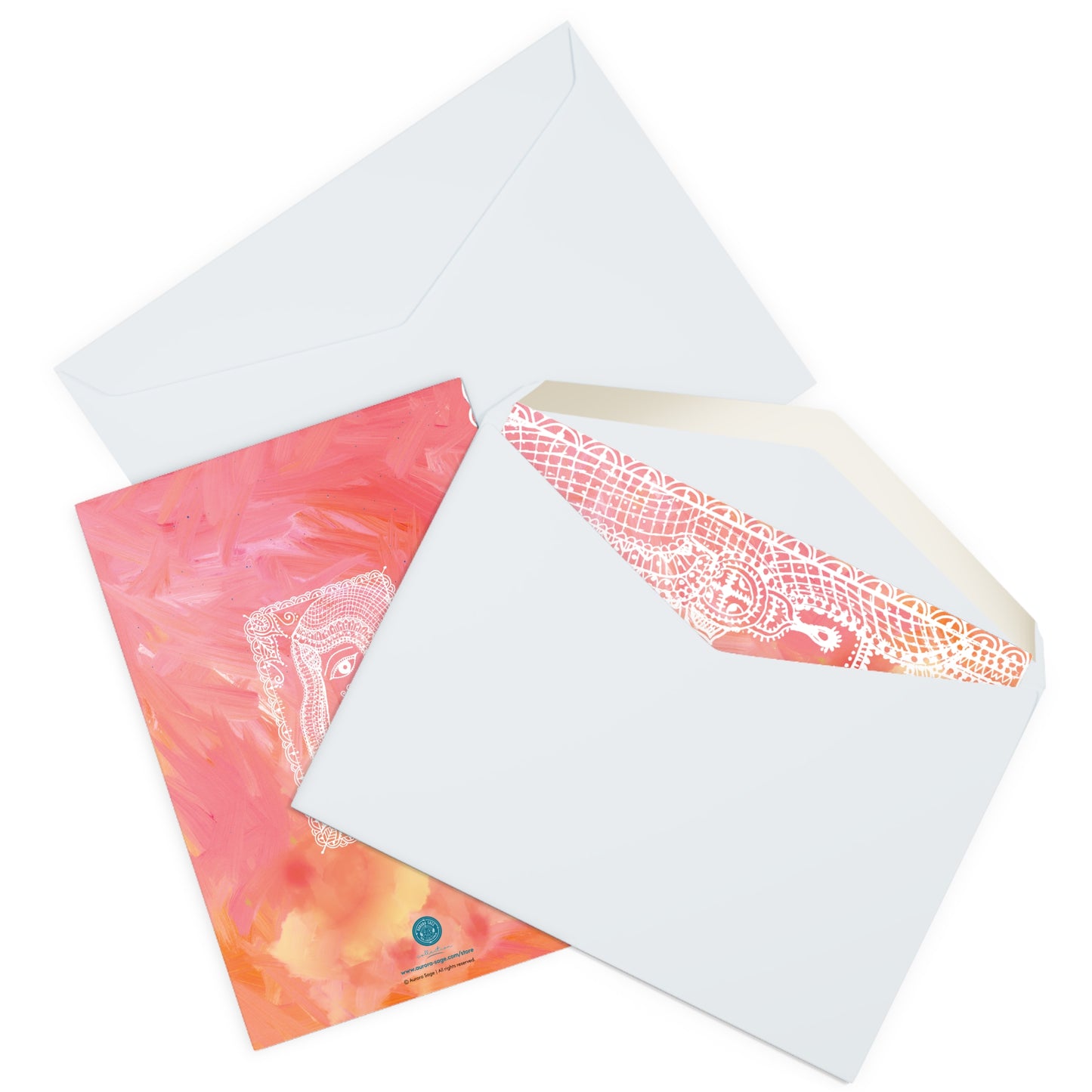 'Anayas Aura' - Artistic Greeting Cards (5 Pack) A5 size