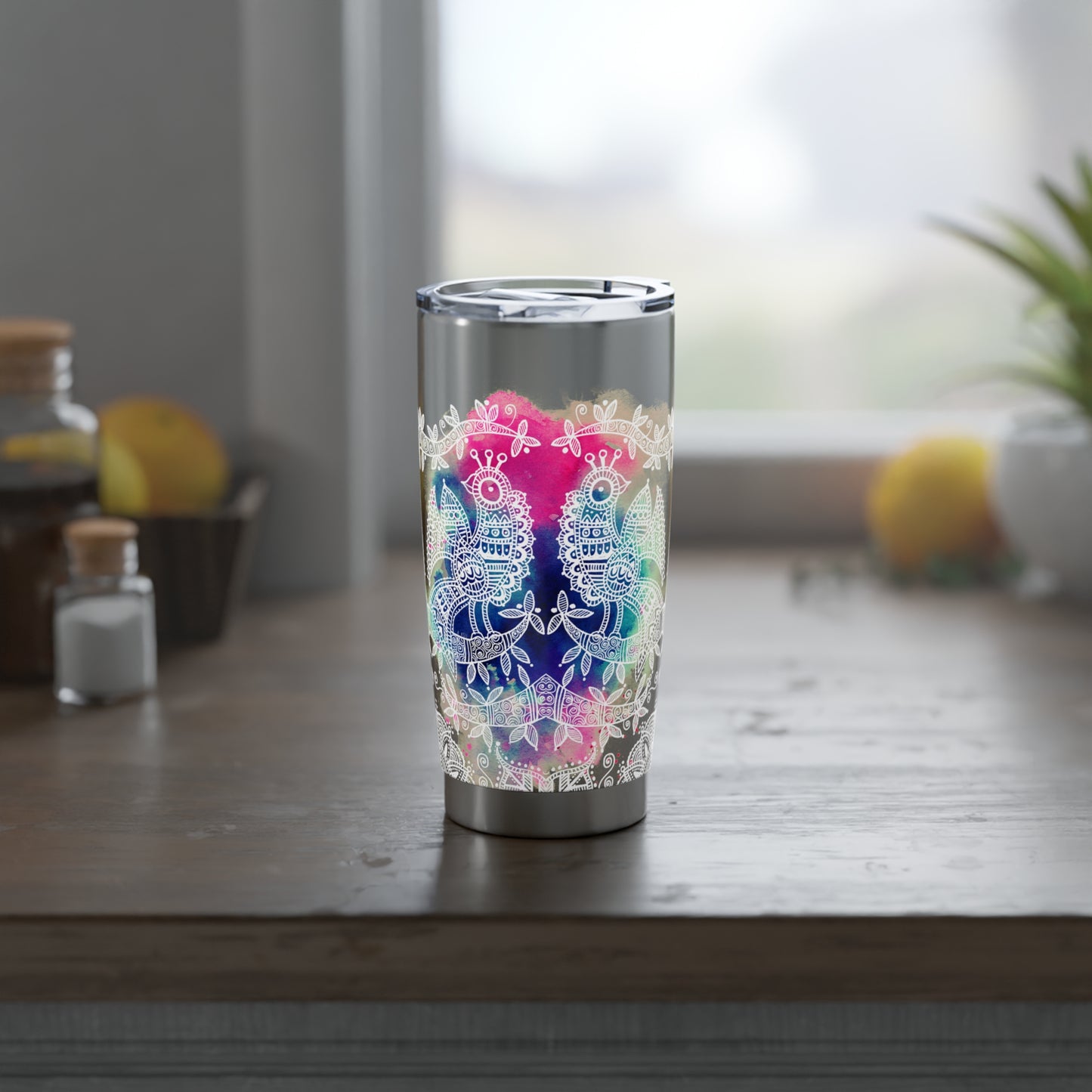 Vagabond 20oz Tumbler -  'Pavo' Majestic Birds