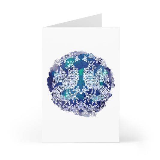 'Mayura' Majestic Bird |  Greeting Cards Set of 7  for Every Occasion