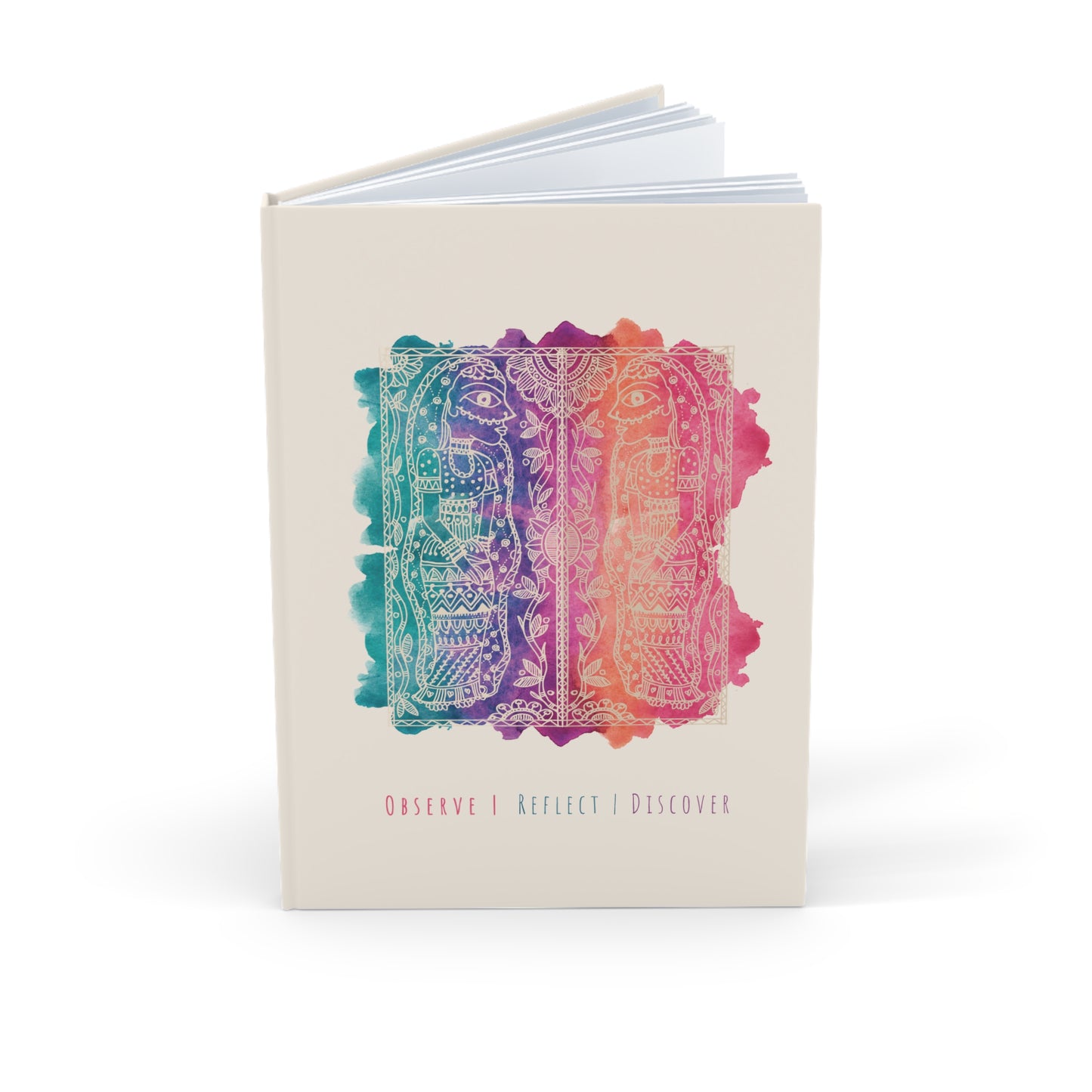 Observe | Reflect | Discover  - Hardcover Journal - A5