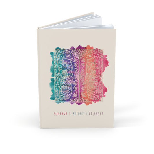 Observe | Reflect | Discover  - Hardcover Journal - A5