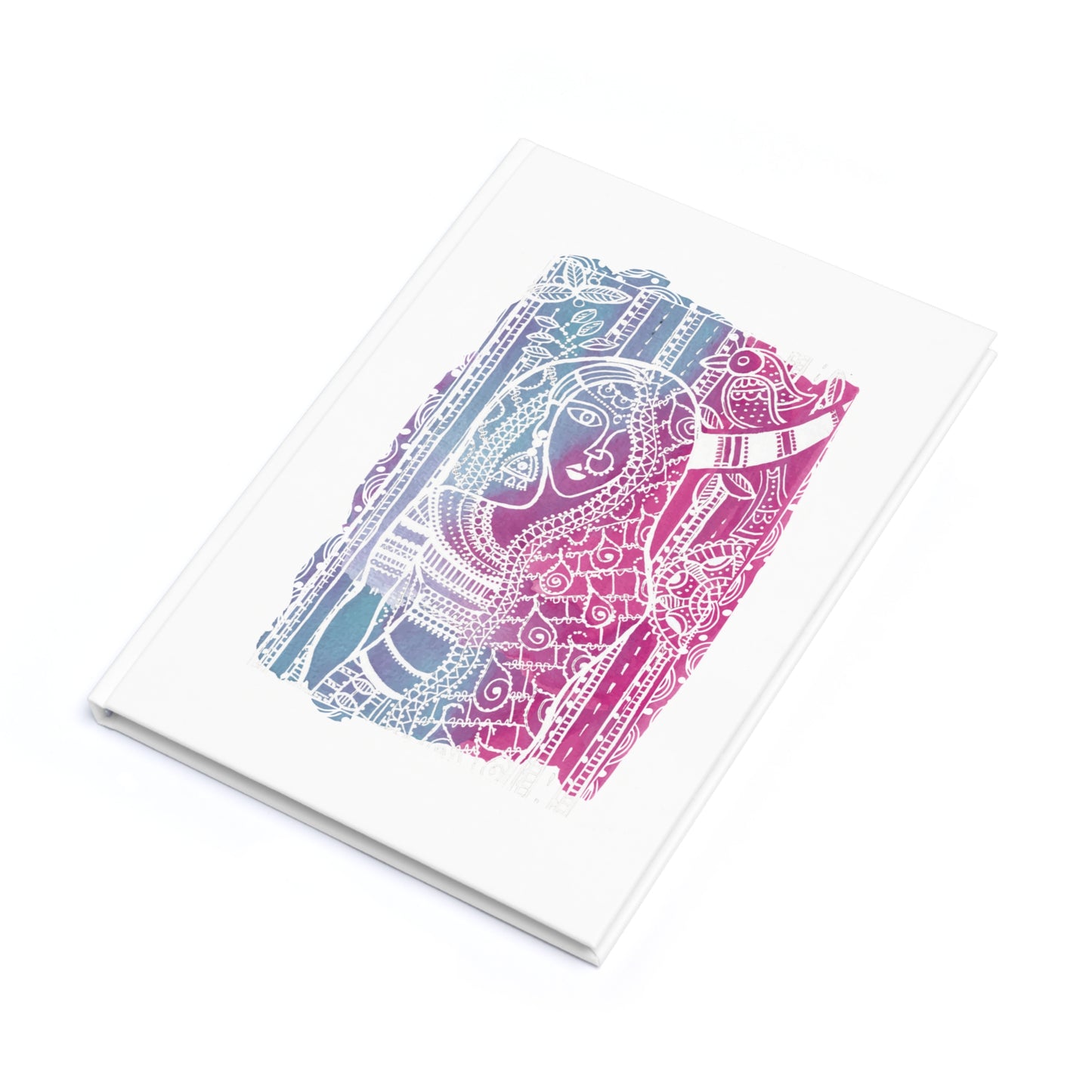 'Priyas Promise' - Madhubani Fusion  - Hardcover Journal - A5