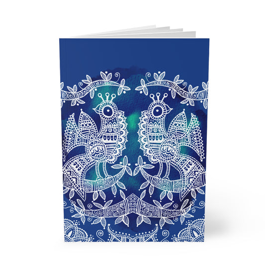 'Mayura' - Majestic Birds | A5 Notebook SoftCover