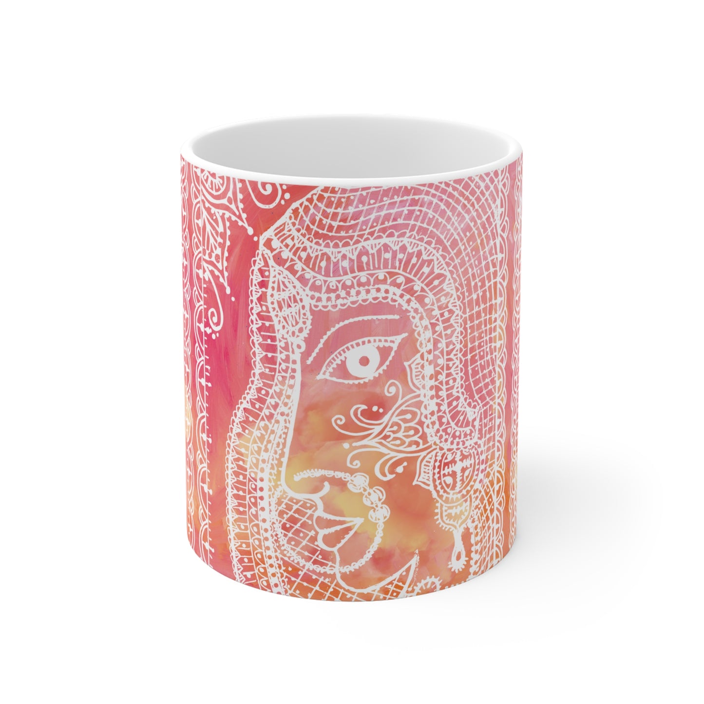Colorful Artistic Ceramic Mug - 'Anayas Aura'
