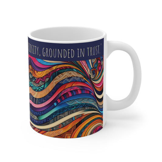 Ceramic Mug - 'Into the unknown I Go'