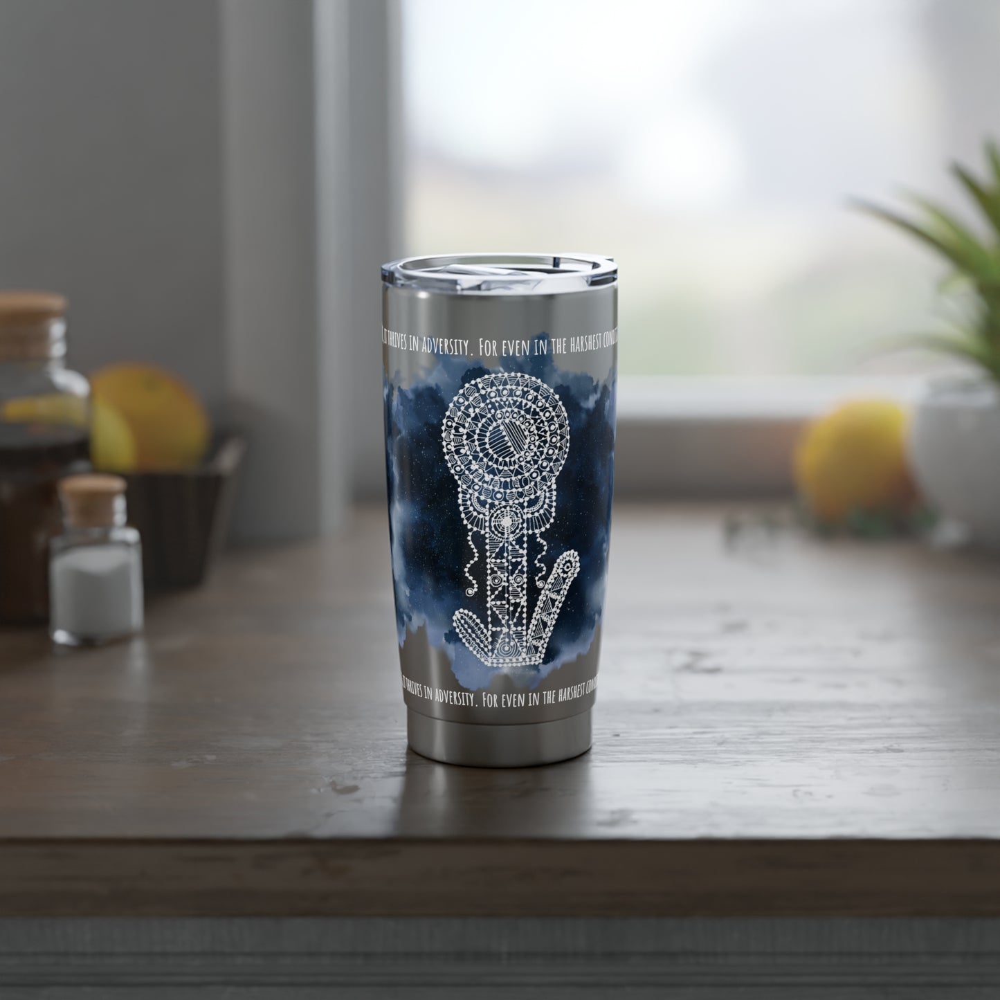 Vagabond 20oz Tumbler -  Embrace the Spirit of a Cactus