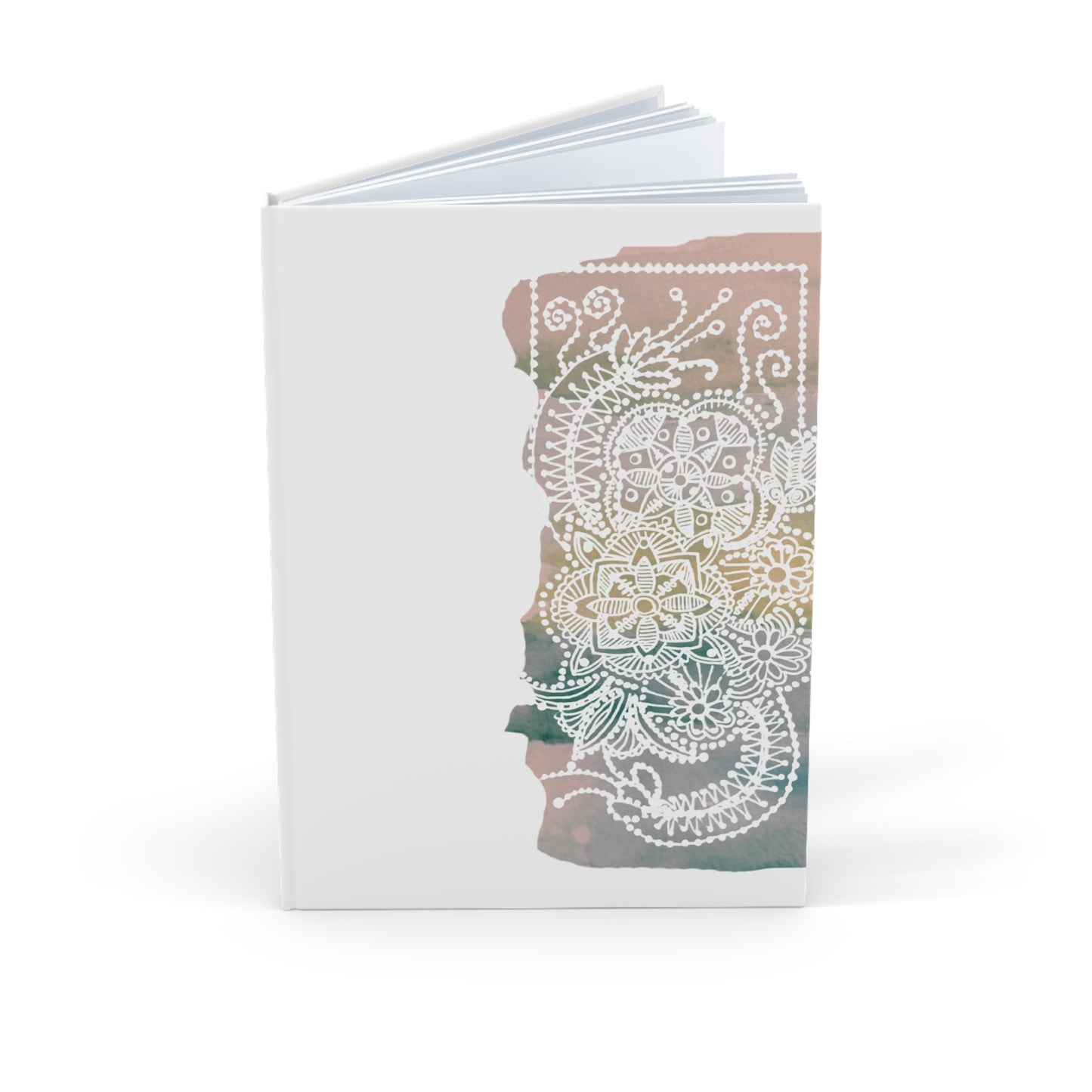 Pastel Mandala Fusion  | Hardcover Journal - A5