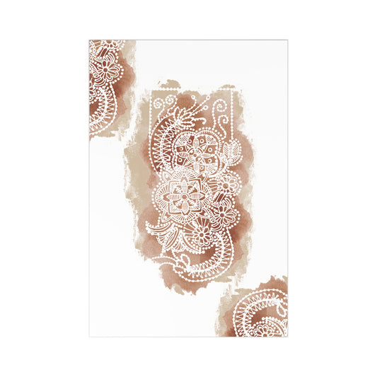 Flowermandala Natural | Postcard Set (7 pcs) - Perfect for Heartfelt Messages