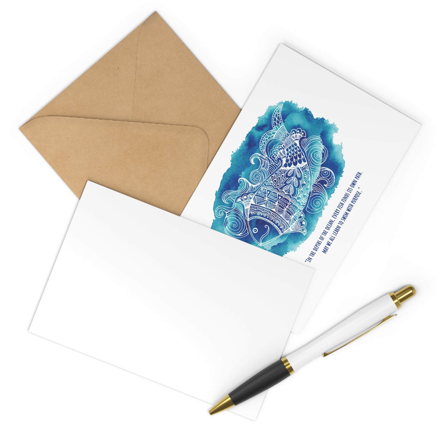 Swim with Purpose -  Postcard Set (7 pcs) - Perfect for Heartfelt Messages