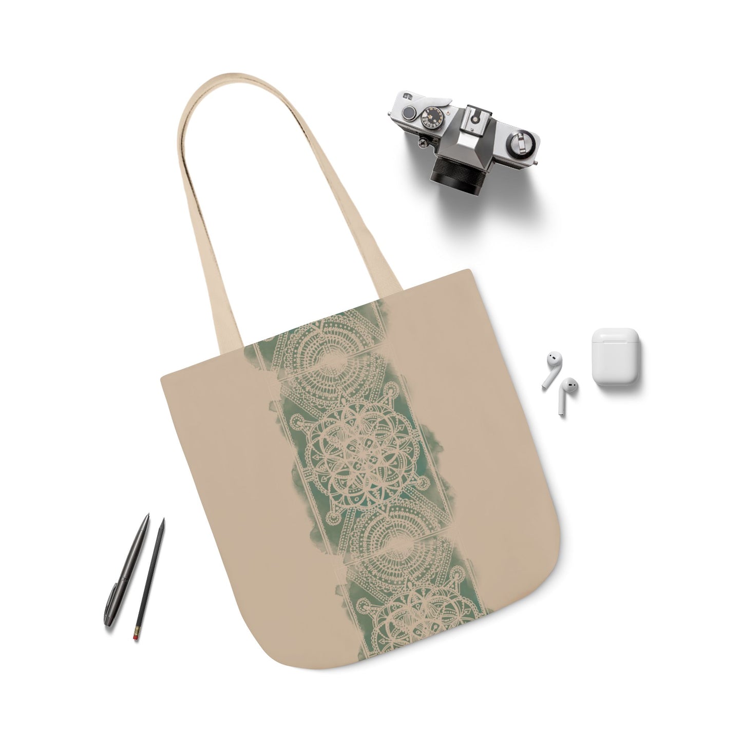 Mandala Fusion Natural | Canvas Tote Bag