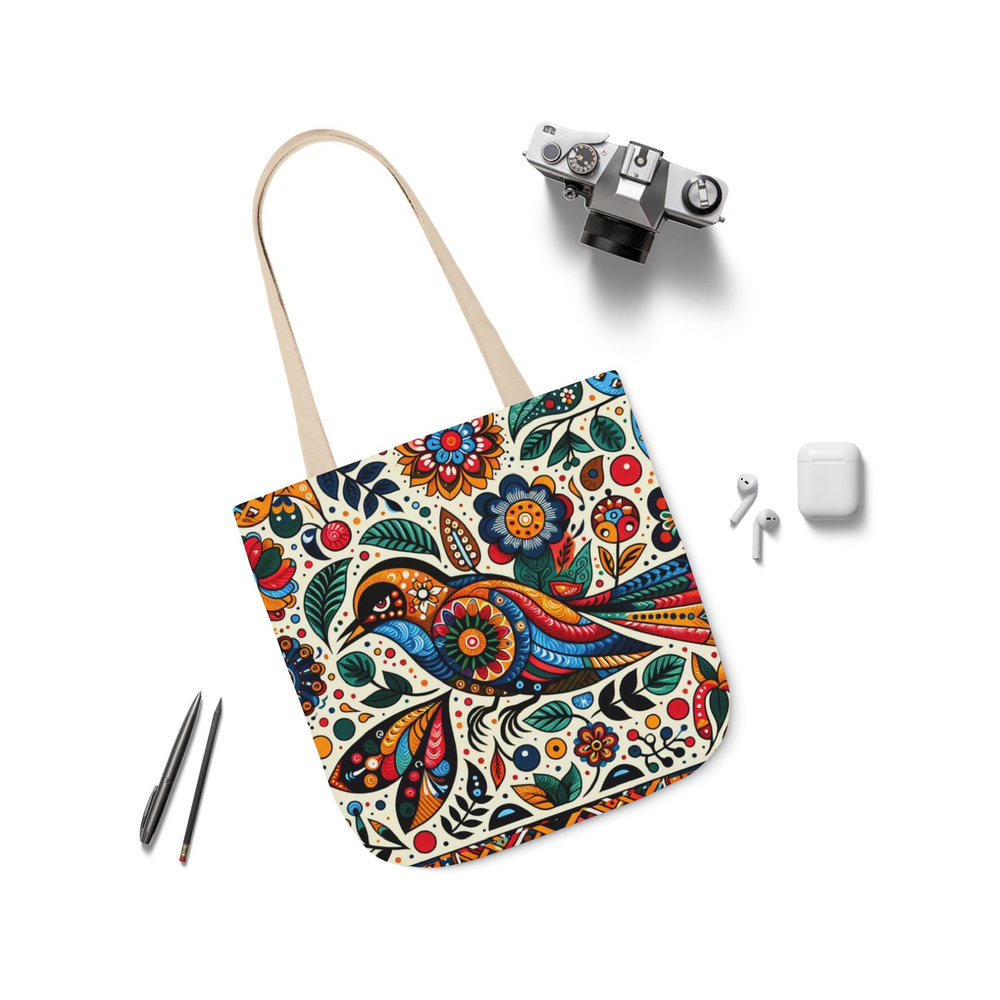 'Sacred Songbird' | Canvas Tote Bag