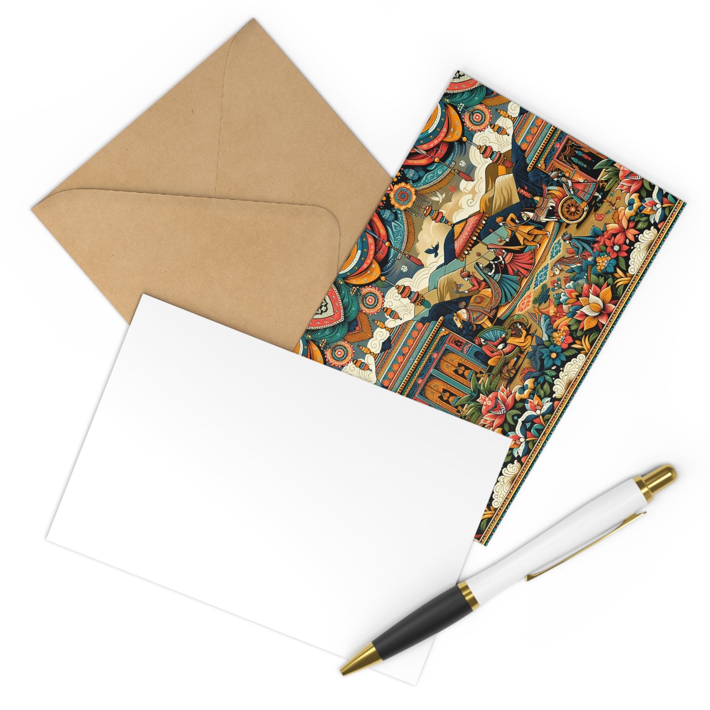'Rajputana Tales' Postcard Set (7 pcs) - Perfect for Heartfelt Messages