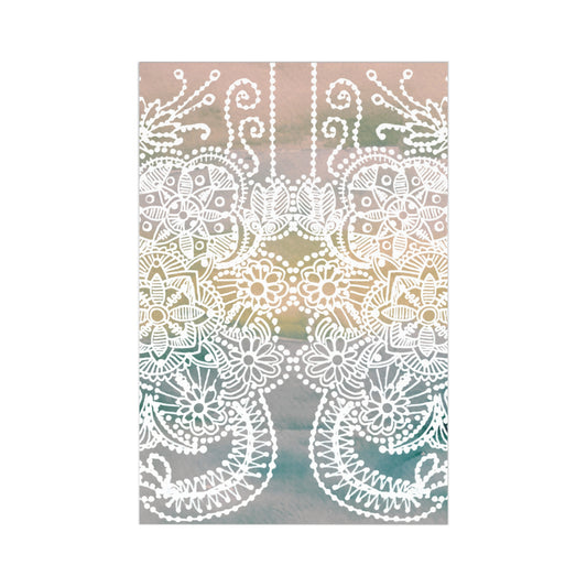 Pastel Mandala Fusion |  Postcard Set (7 pcs) - Perfect for Heartfelt Messages