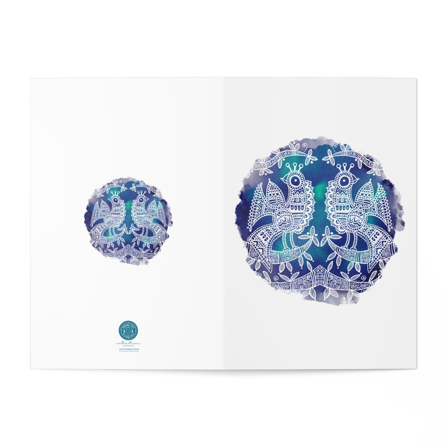 'Mayura' Majestic Bird |  Greeting Cards Set of 7  for Every Occasion