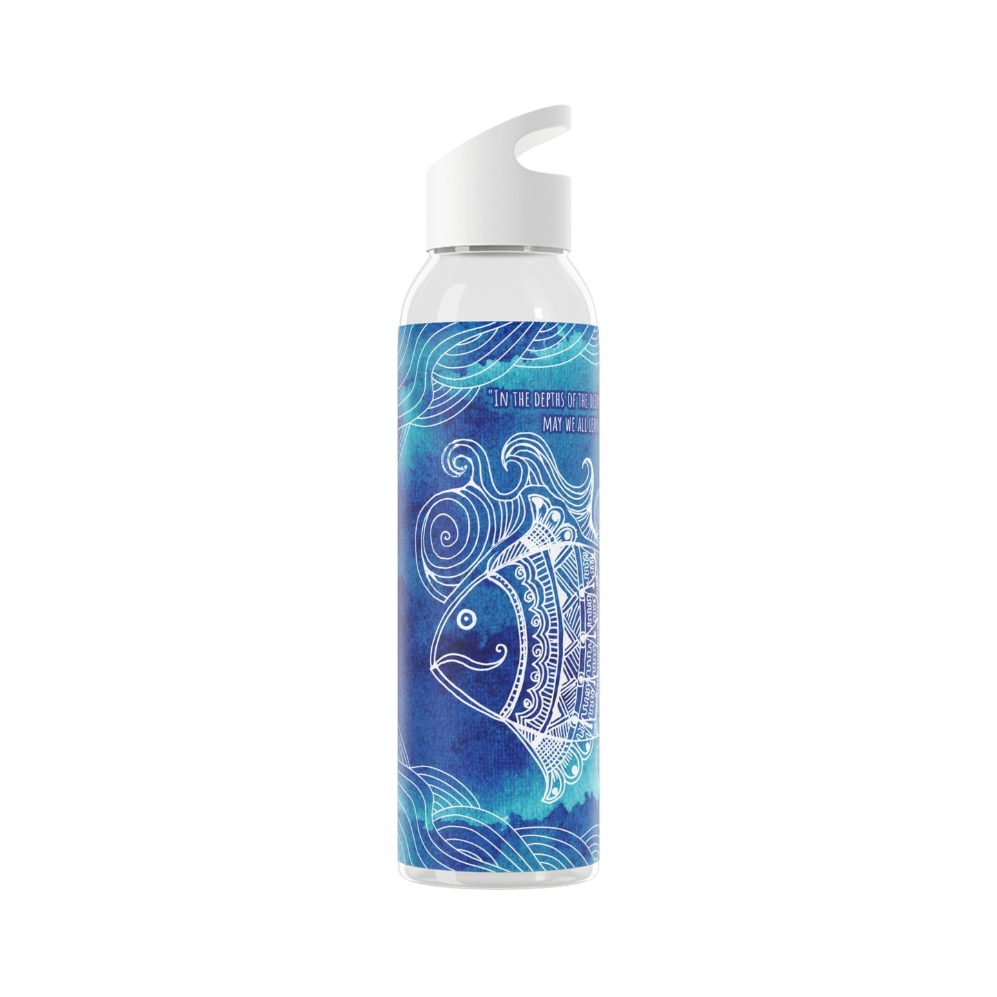 Swim with Purpose | Sky Water Bottle - Stylish Insulated Bottle