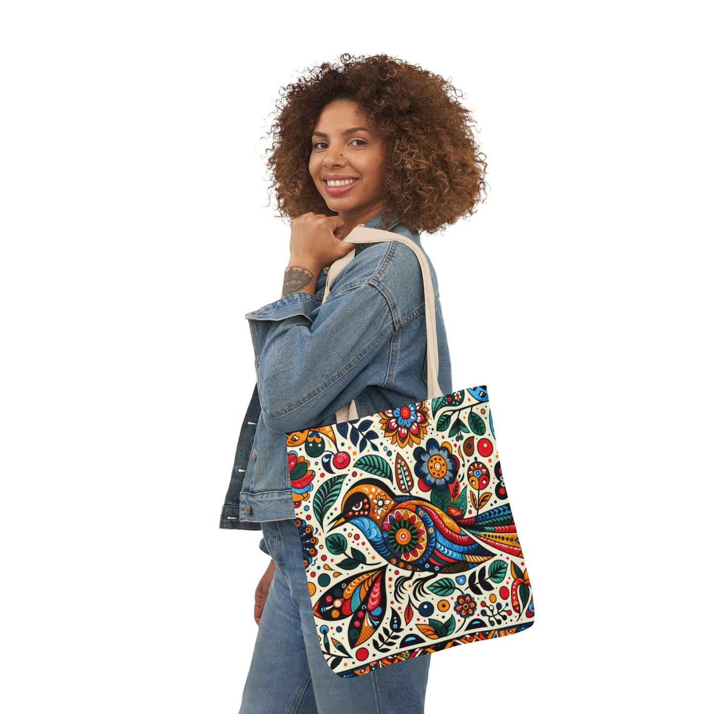 'Sacred Songbird' | Canvas Tote Bag