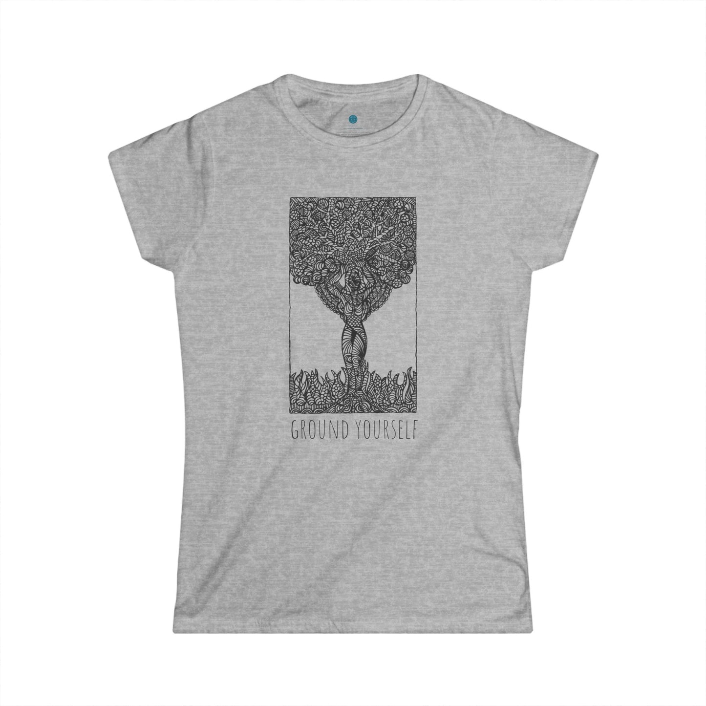 Women's Softstyle Tee | 'Ground Yourself'
