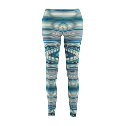 Ocean Pulse |  Casual Leggings – Comfortable Mid-Rise Activewear for Yoga & Everyday Wear