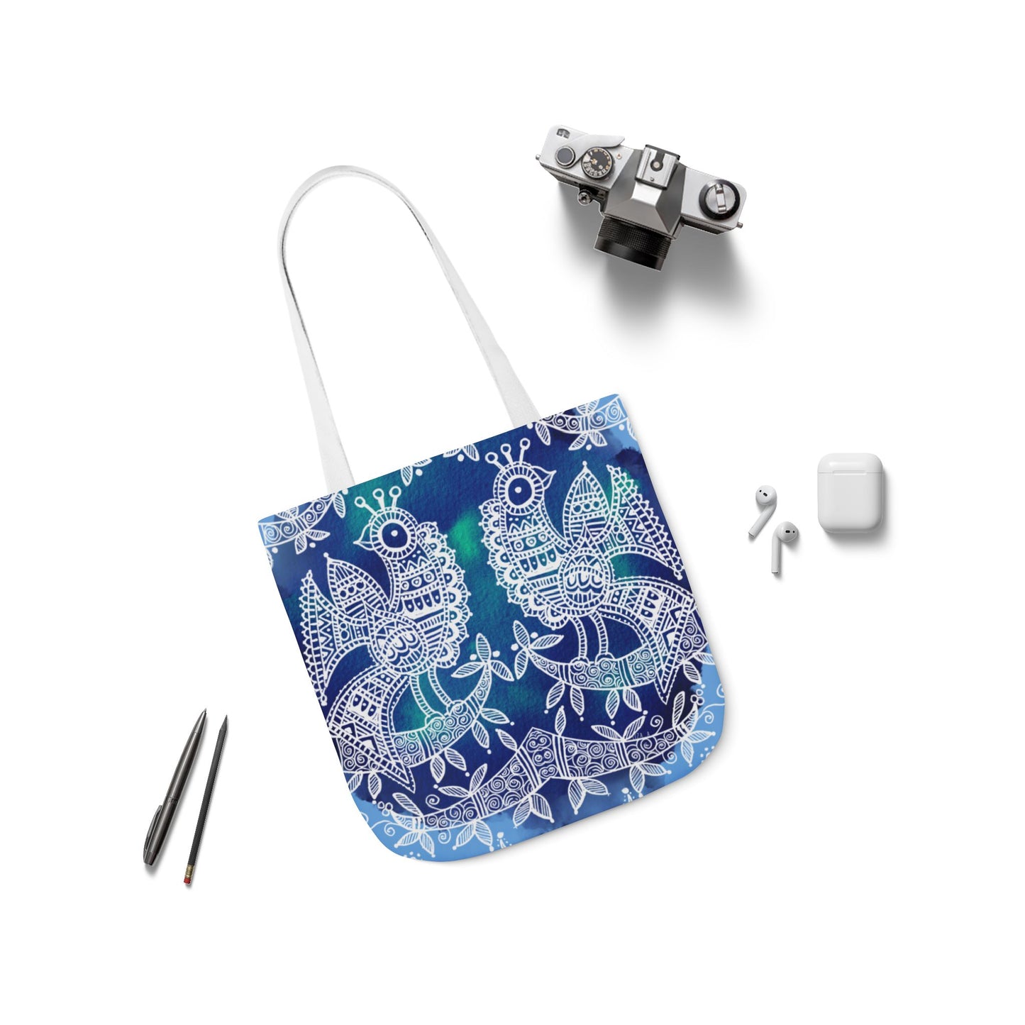 'Mayura' Majestic Bird | Canvas Tote Bag