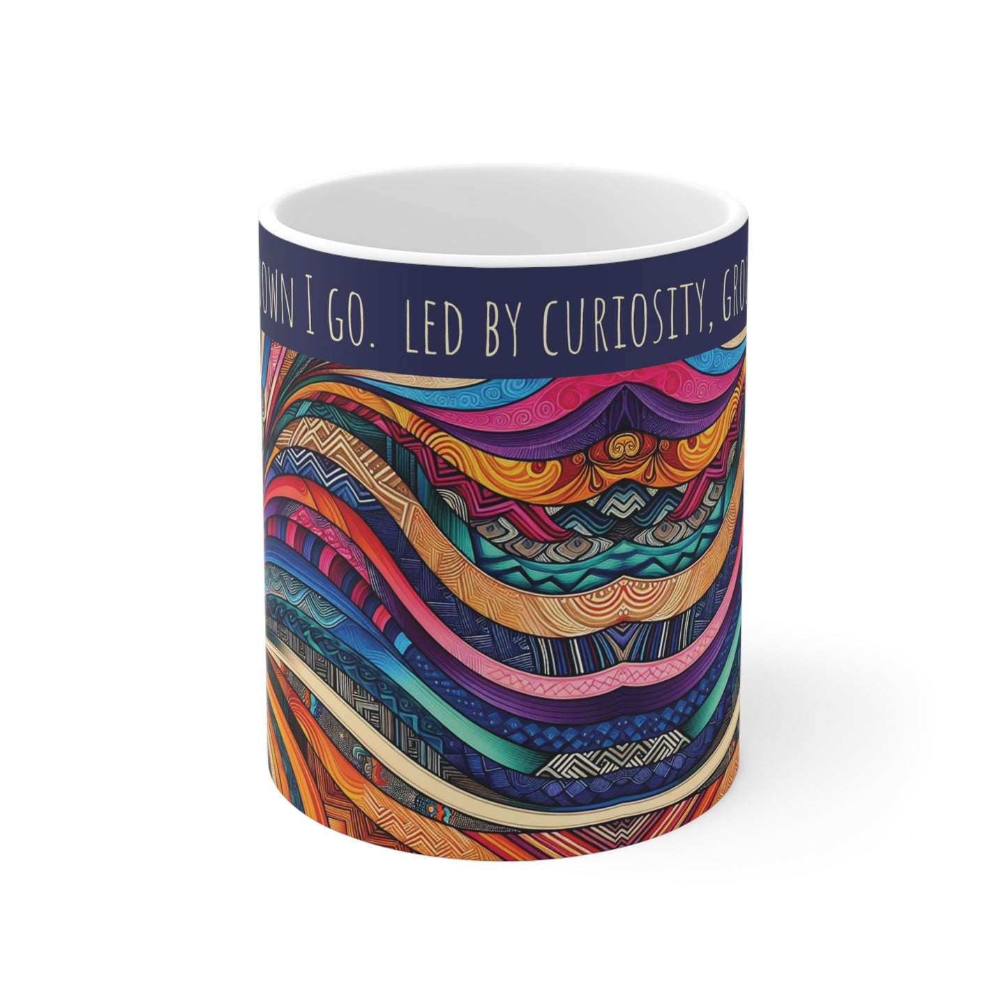 Ceramic Mug - 'Into the unknown I Go'