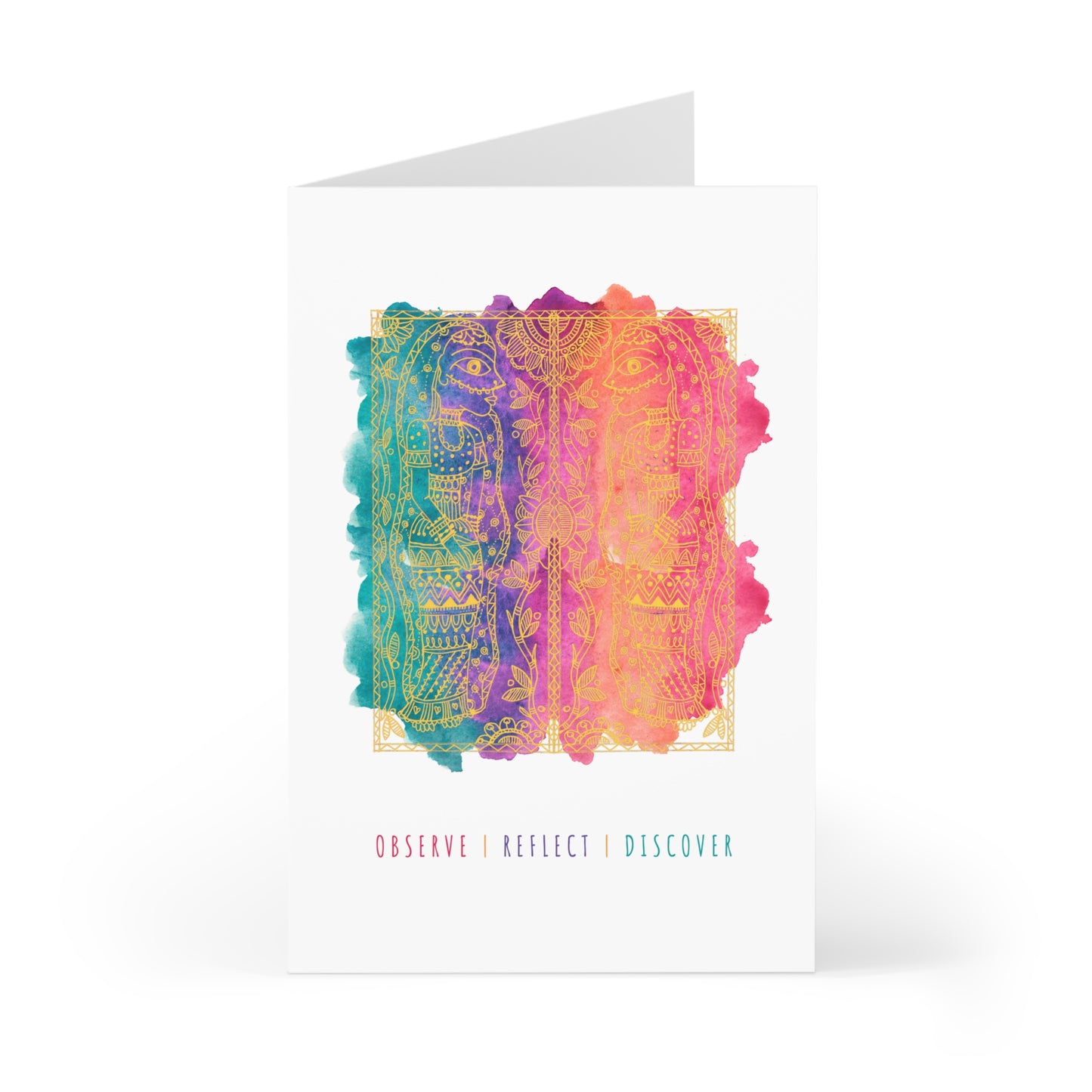 Observe, Reflect, Discover | Greeting Cards Set of 7 for Every Occasion