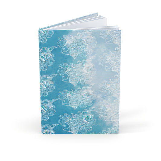 In the flow  - Hardcover Journal - A5